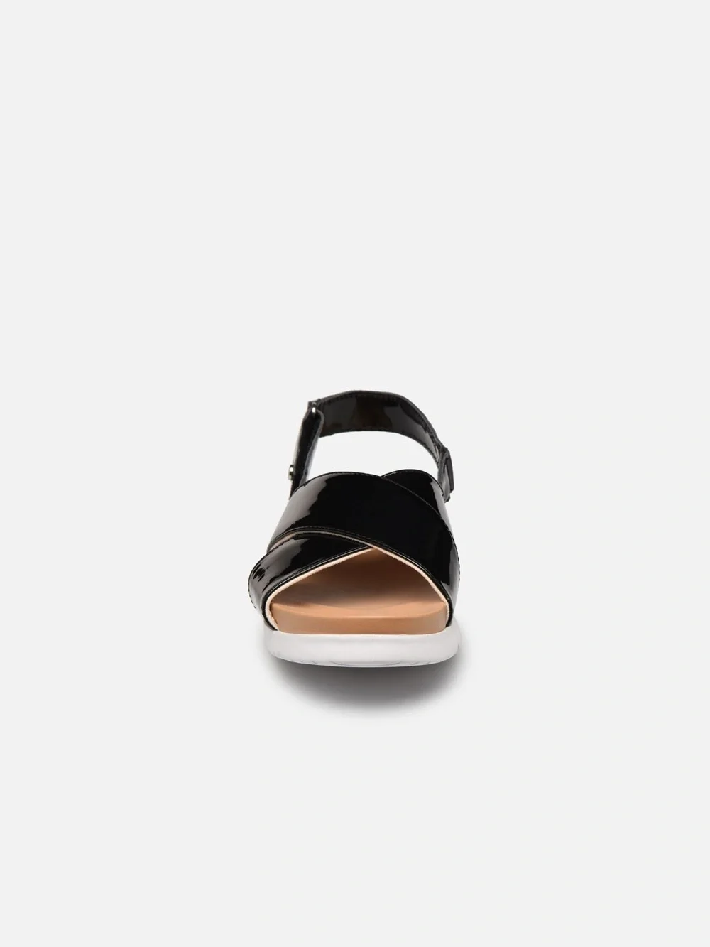 UGG Kids Klara Sandals Black Patent Leather Size 6